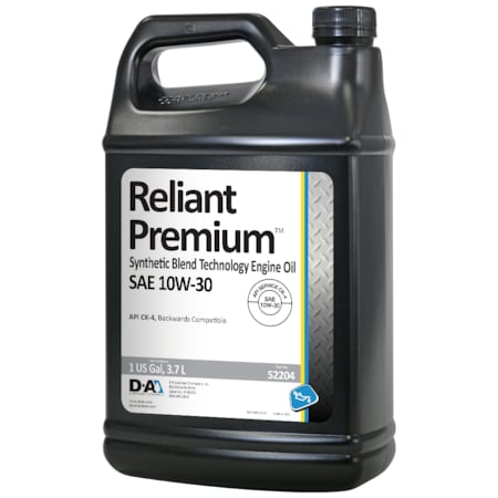 D-A Lubricant Co D-A Reliant Premium Diesel Engine Oil SAE 10W30 - 4/1 Gallon Jug Case 52204